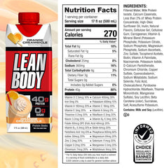 Comparación de tamaño del envase Labrada 17 fl oz junto a una botella de agua para escala
