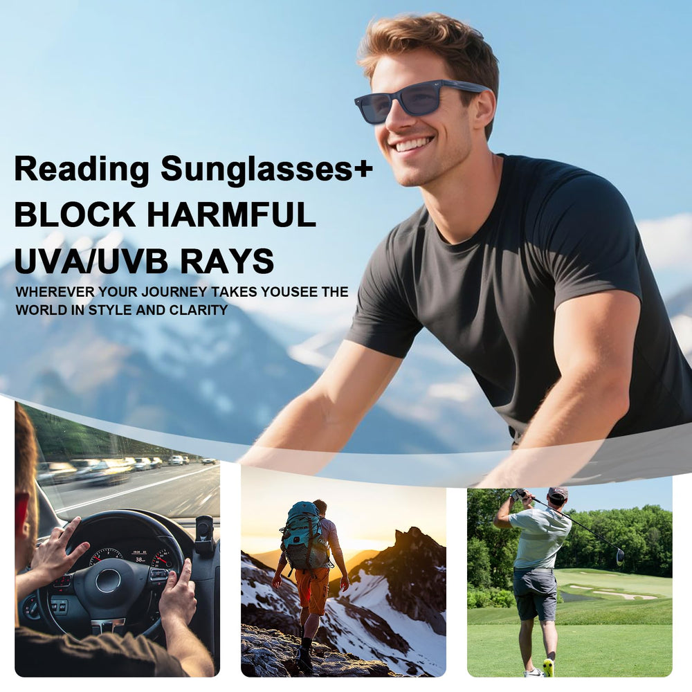 LADEESSE gafas sobre toalla en playa, protección UV y lectura relajada