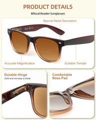 LADEESSE gafas en uso leyendo en terraza con menor deslumbramiento