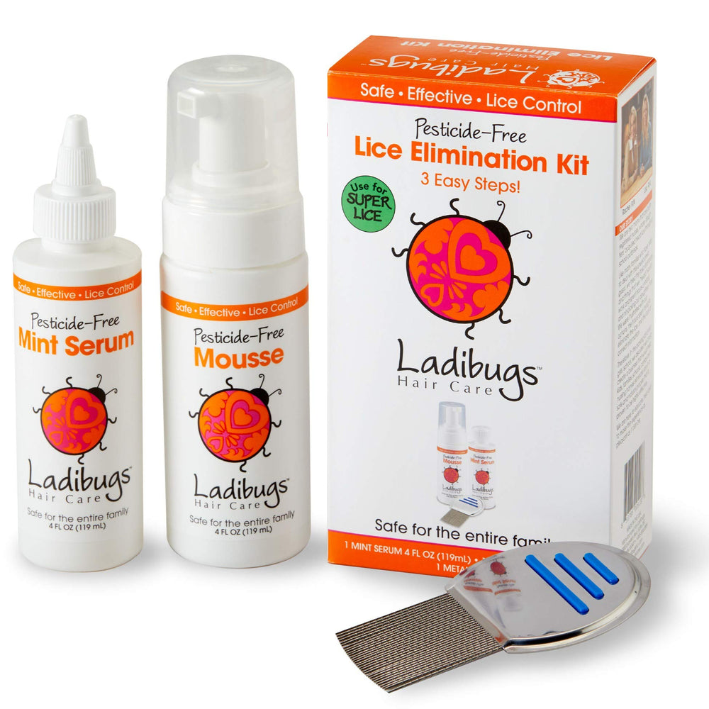LADIBUGS caja frontal mostrando todo el kit y su beneficio profesional