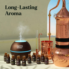 Lagunamoon detalle de frascos FrostProtect que preservan aroma