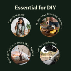 Velas artesanales perfumadas con aceites Lagunamoon para proyectos DIY