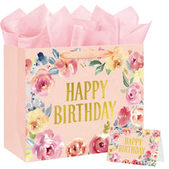 Laidans bolsa frontal floral 16.5" presentable y espaciosa