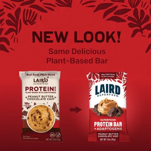 Laird Superfood barrita cortada para ver interior y consistencia saciante