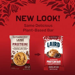 Laird Superfood barrita cortada para ver interior y consistencia saciante