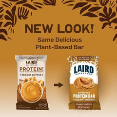 Laird Superfood barrita envuelta individualmente lista para llevar y conservar
