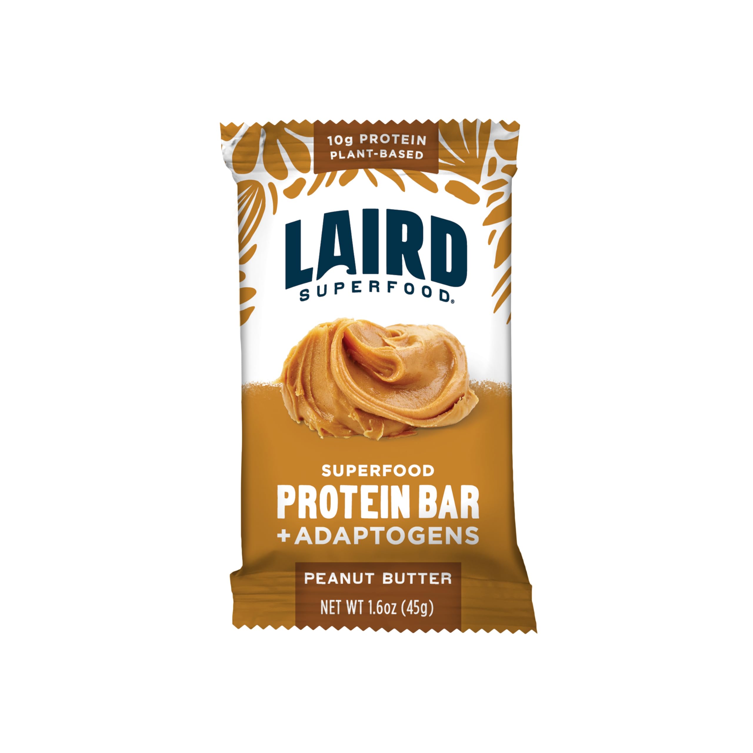 Laird Superfood barrita al frente mostrando empaque atractivo y conveniente