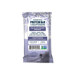 Laird Superfood primer plano textura de la barra para apreciar ingredientes reales