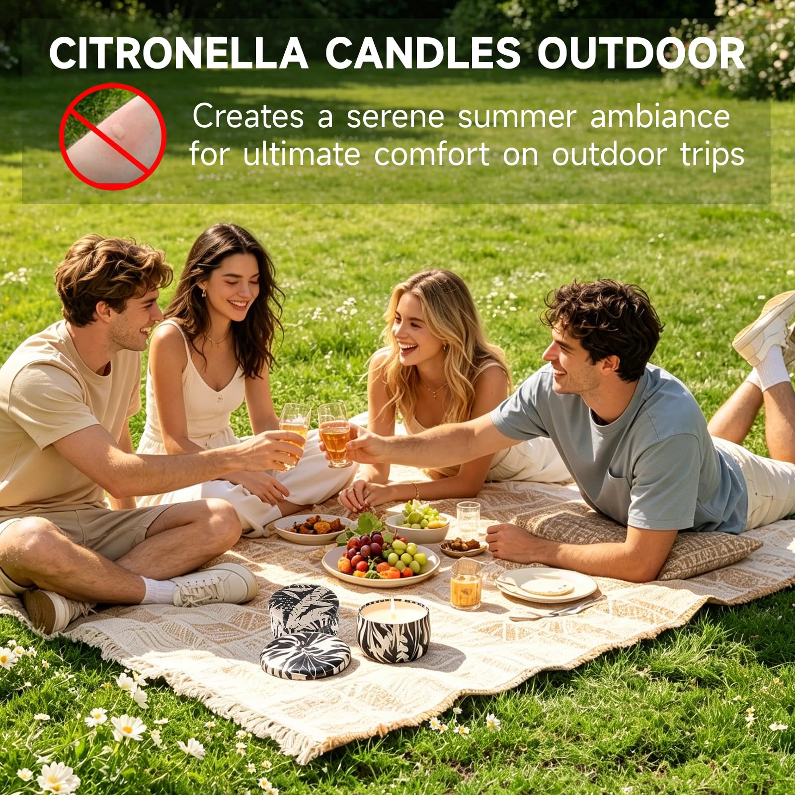 LAJDL velas sobre mesa de terraza creando ambiente nocturno agradable