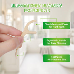Lakeyface primer plano de la hebra con sabor menta y resistencia mejorada