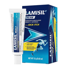 Lamisil envase frontal mostrando marca y formato beneficioso