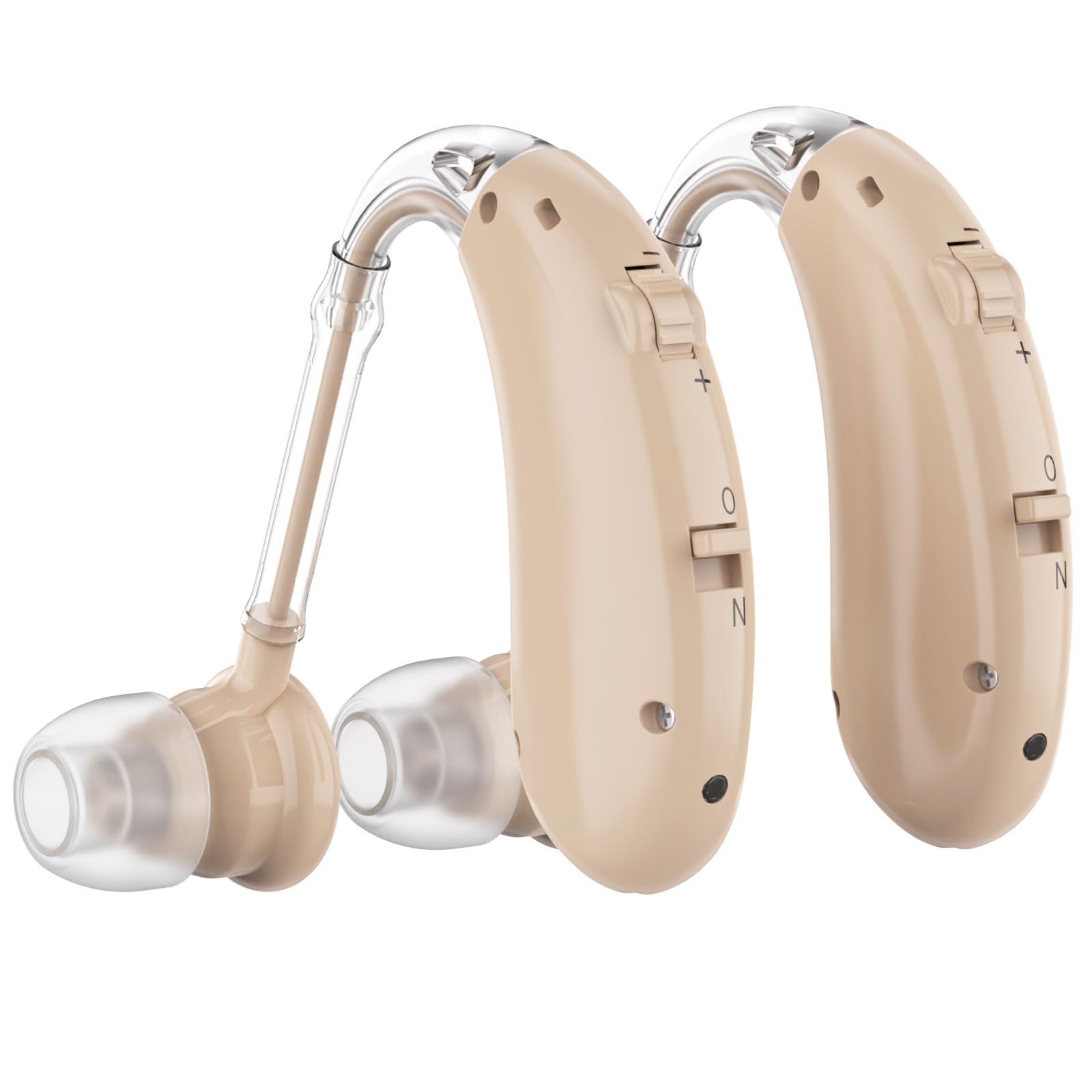LapEasy vista frontal del audífono, comodidad discreta para escuchar mejor
