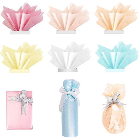 Larcenciel hojas desplegadas con seis colores metálicos, facilita combinaciones atractivas