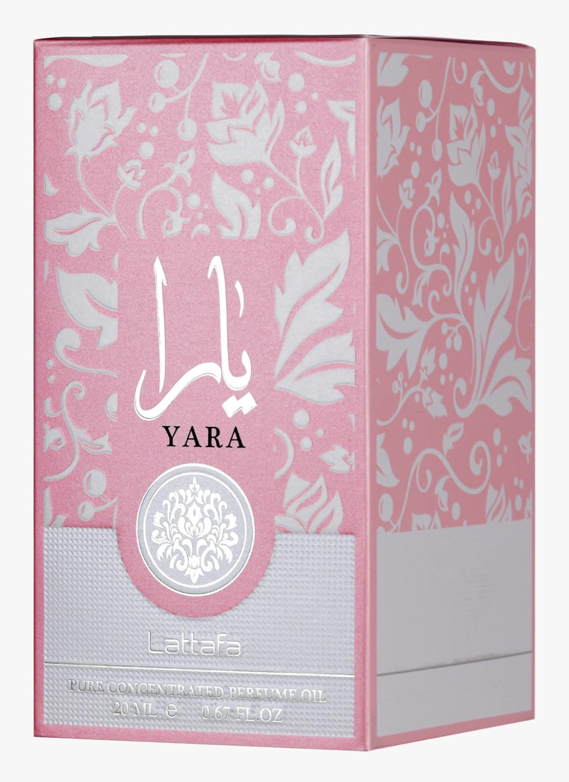 Lattafa Yara textura del aceite en la piel con acabado duradero y suave