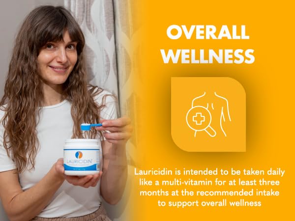 Lauricidin etiqueta nutricional legible, claridad en ingredientes y dosificación