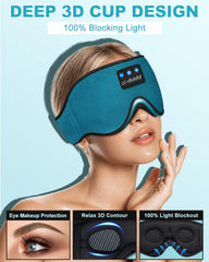 LC-dolida detalle del contorno 3D que no presiona los ojos para dormir de lado