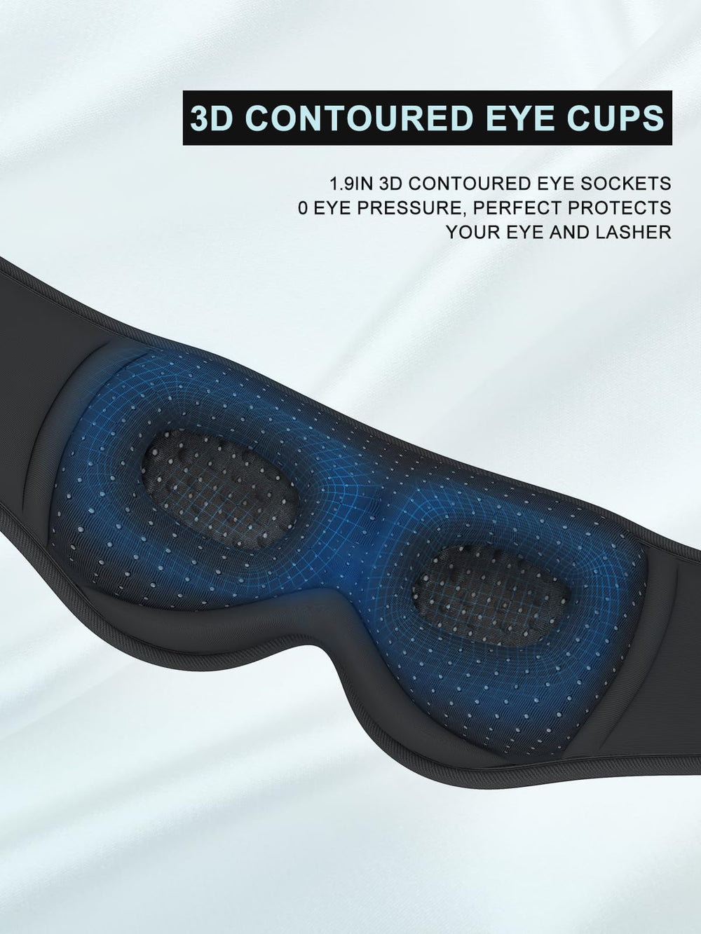 LC-dolida máscara en ambiente de viaje en avión reduciendo ruido