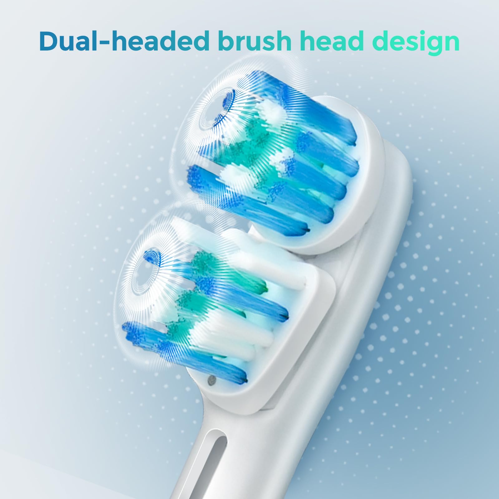 LDHUT cabezal montado en cepillo Oral-B demostrando encaje seguro y fácil instalación