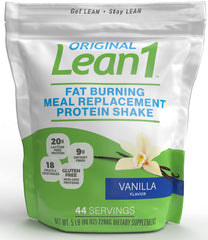 LEAN1 frente del empaque mostrando beneficio nutricional claro