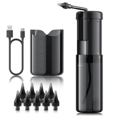 Lebbtl vista frontal del irrigador auricular, diseño ergonómico y fácil manejo