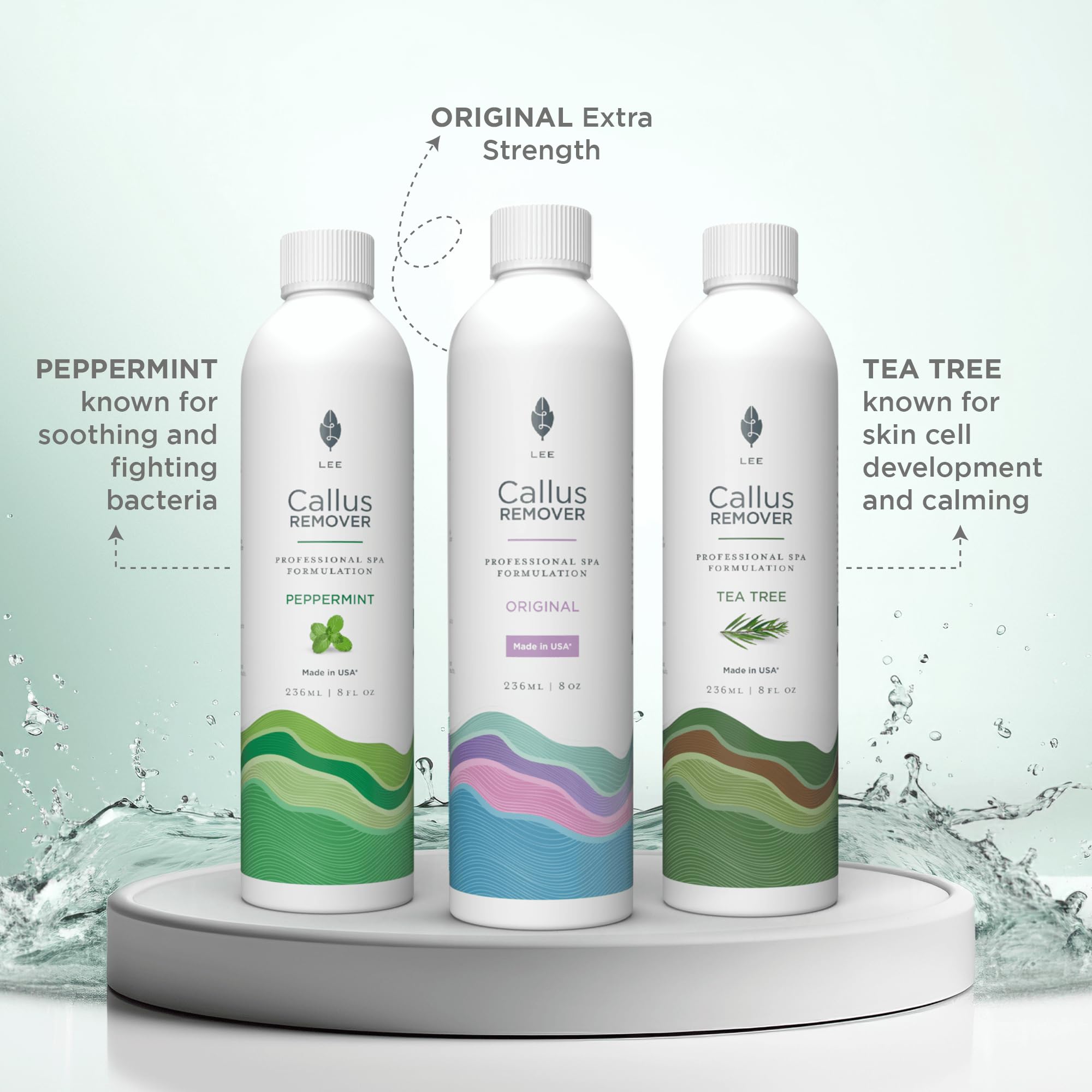 Lee Beauty combinado con raspador de pedicura, optimiza acabado profesional en casa