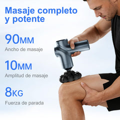 LEERCON masajeador en ambiente de gimnasio para recuperación postentreno rápida