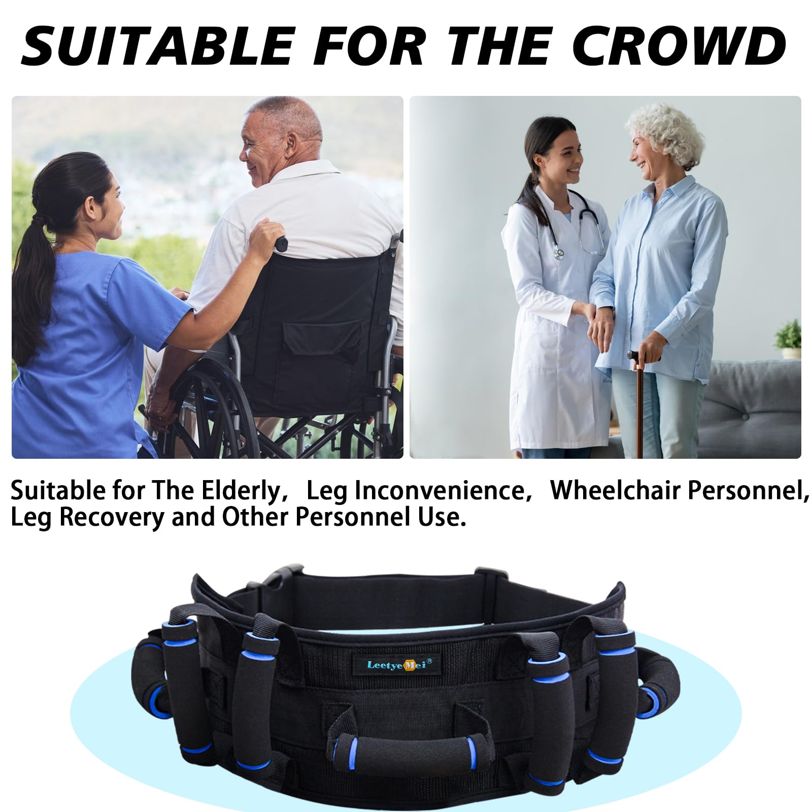 Leetye Mei asa principal acolchada para agarre cómodo y control estable