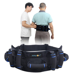 Leetye Mei vista frontal del cinturón mostrando diseño y acolchado para seguridad