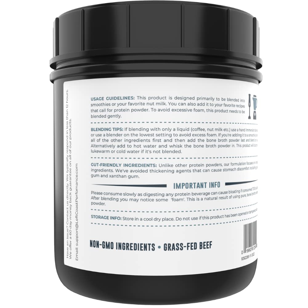 Left Coast Performance comparación de tamaño 16 oz para referencia visual