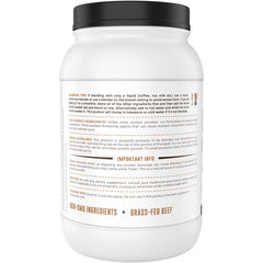 Left Coast Performance etiqueta con información nutricional clara, ayuda a elegir informado