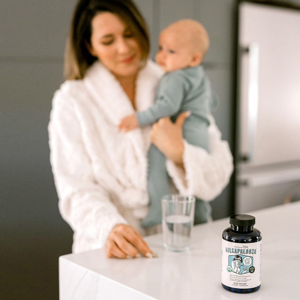 Legendairy Milk cápsulas en bolsa de cambiador, portátil para madres activas
