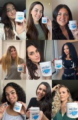 Legendairy Milk mujer con cabello saludable representando resultados visibles
