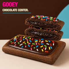 Legendary Foods porción abierta mostrando capa de chocolate y satisfacción