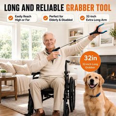 LEGENDONE reacher en cocina recuperando objetos en estantería alta