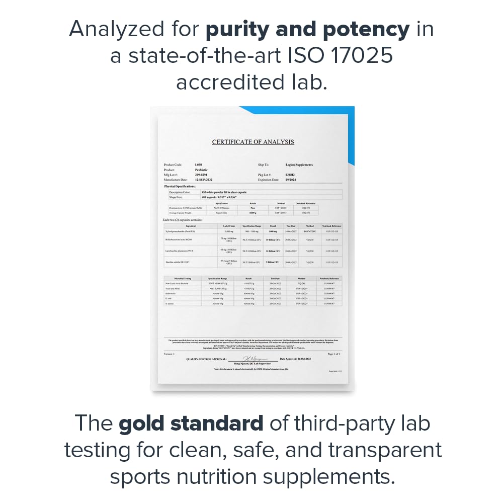 LEGION Biome Probiotic uso diario para bienestar general