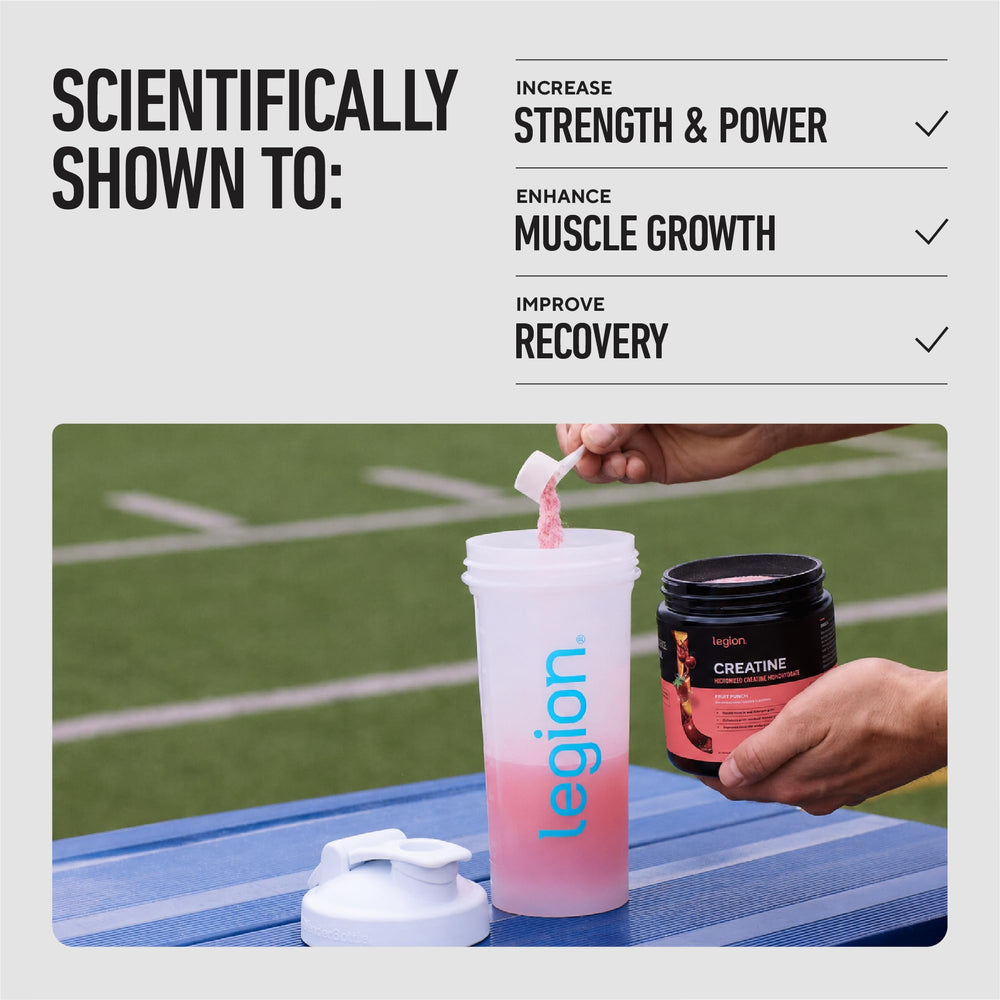 LEGION polvo disuelto en agua, mezcla homogénea y sin grumos
