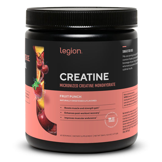 LEGION creatina micronizada energia para entrenar y apoyo muscular