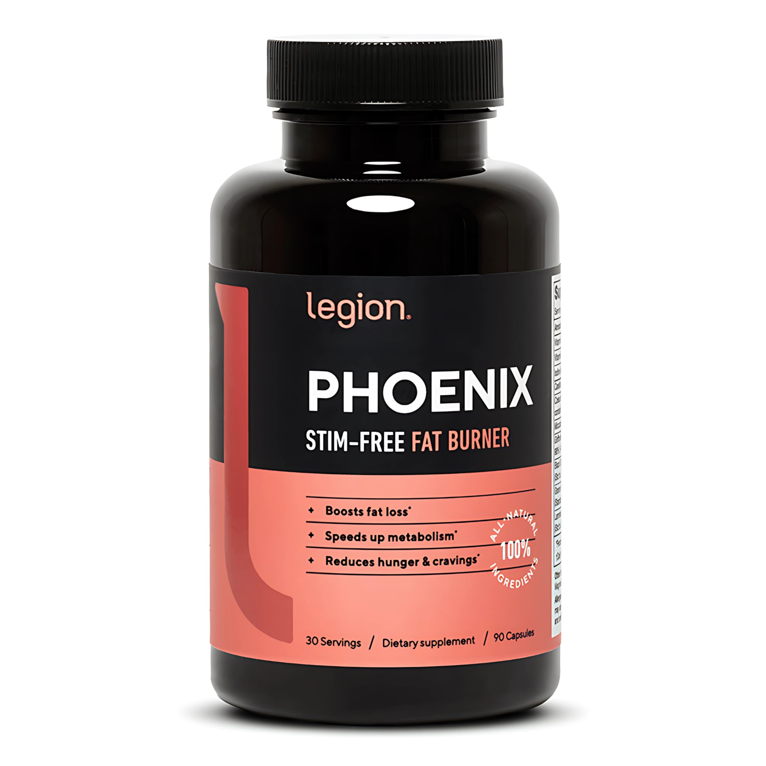 LEGION Phoenix vista frontal del envase mostrando diseño y tamaño