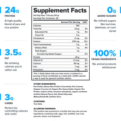 Legion Plant+ Proteína en vaso batido, sabor canela cereal para recuperación post entrenamiento.