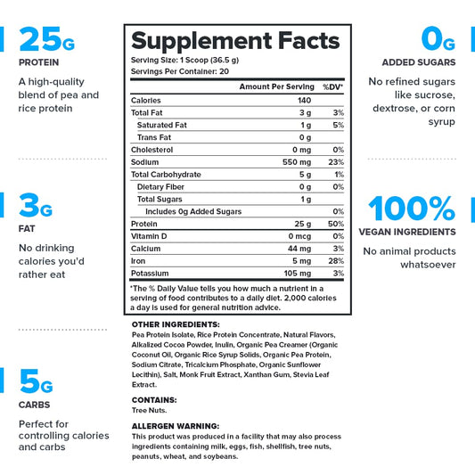 LEGION Plant+ mezcla arroz y guisante para proteína vegana