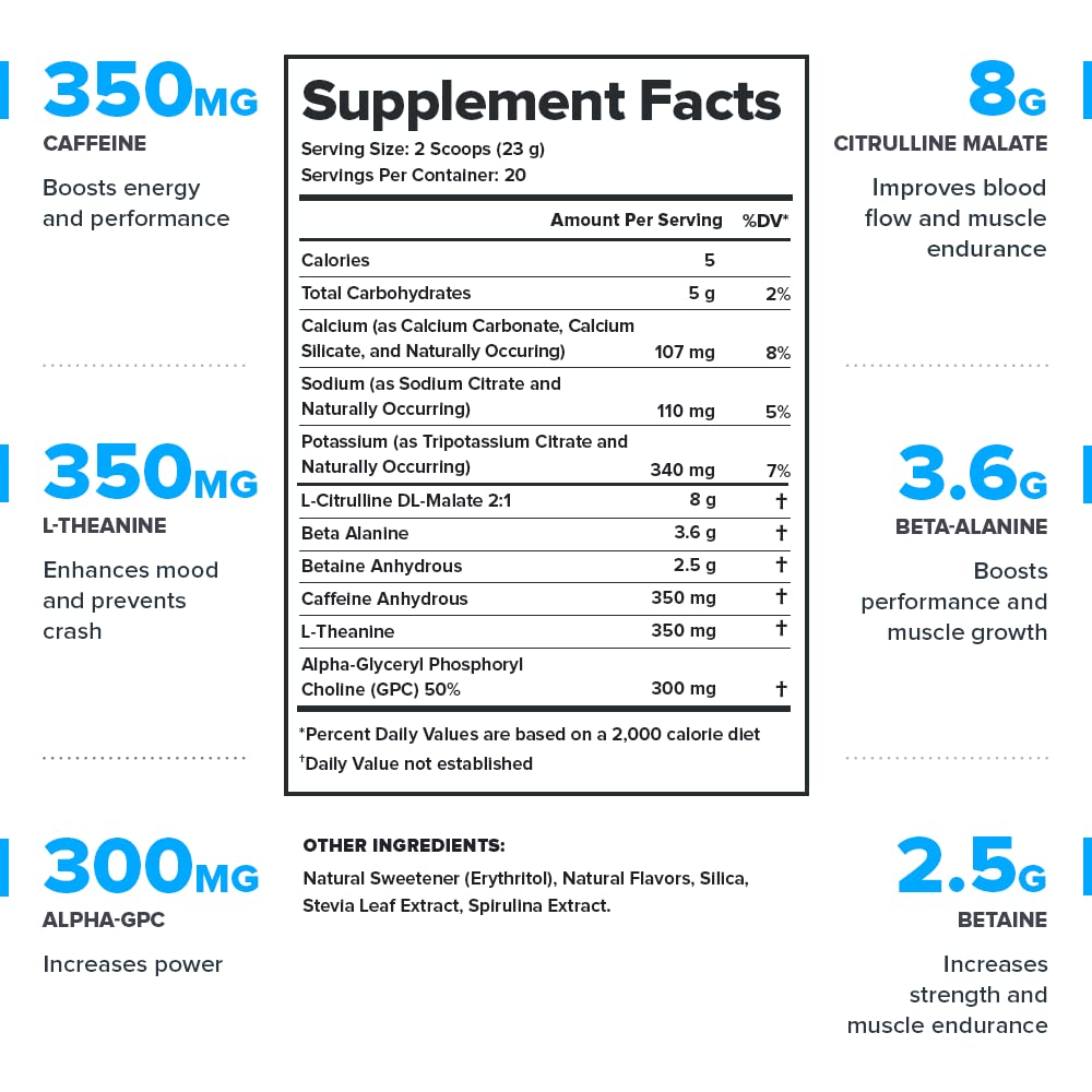 LEGION Pulse bottle displays clear ingredients for trust and purity