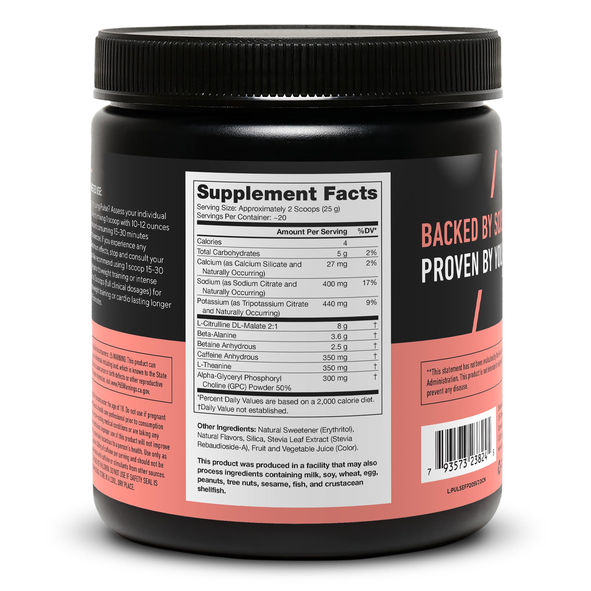 LEGION Pulse scoop dispensing illustrates precise dosing for energy