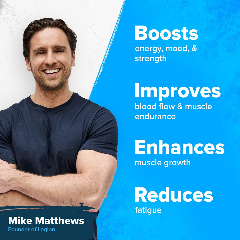 LEGION Pulse container beside a timer for time-efficient workouts