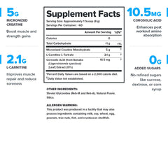 LEGION Recharge bottle pouring shows easy mixing after training.