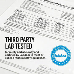 LEGION certificado Labdoor presentado como garantía de calidad