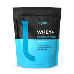 LEGION empaque frontal que muestra proteína isolate y beneficios