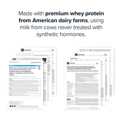 LEGION Whey Protein Chocolate scoop close-up emphasizes clean ingredient list