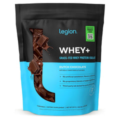 LEGION frente del empaque mostrando beneficio proteína pura