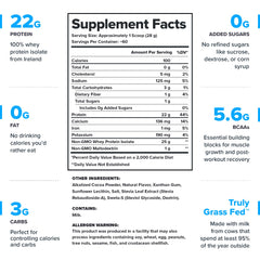 Legion Whey+ protein powder label displays transparent ingredients and no hidden additives