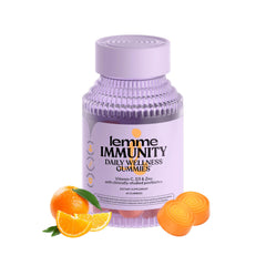 Lemme Immunity frasco frontal mostrando el envase y suministro para 30 días, ideal para rutina diaria